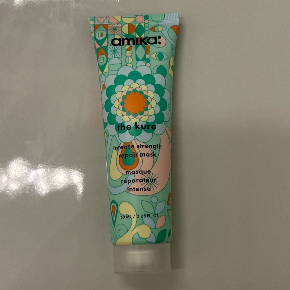 Amika The Kure Intense Repair Mask - Blue and Green